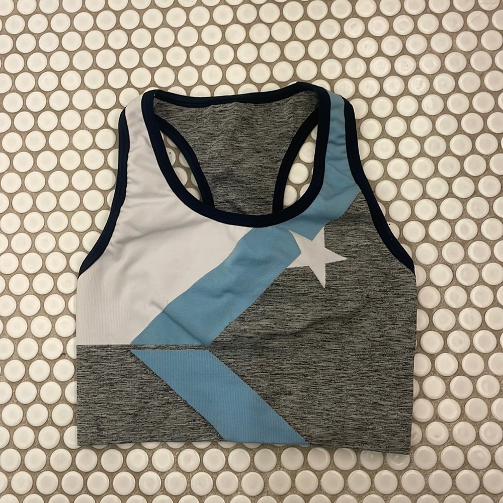 LNDR star soul cycle sports bra